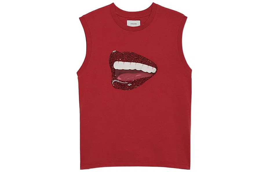 COACH x TOM WESSELMANN SS22 Sleeveless Tee Red
