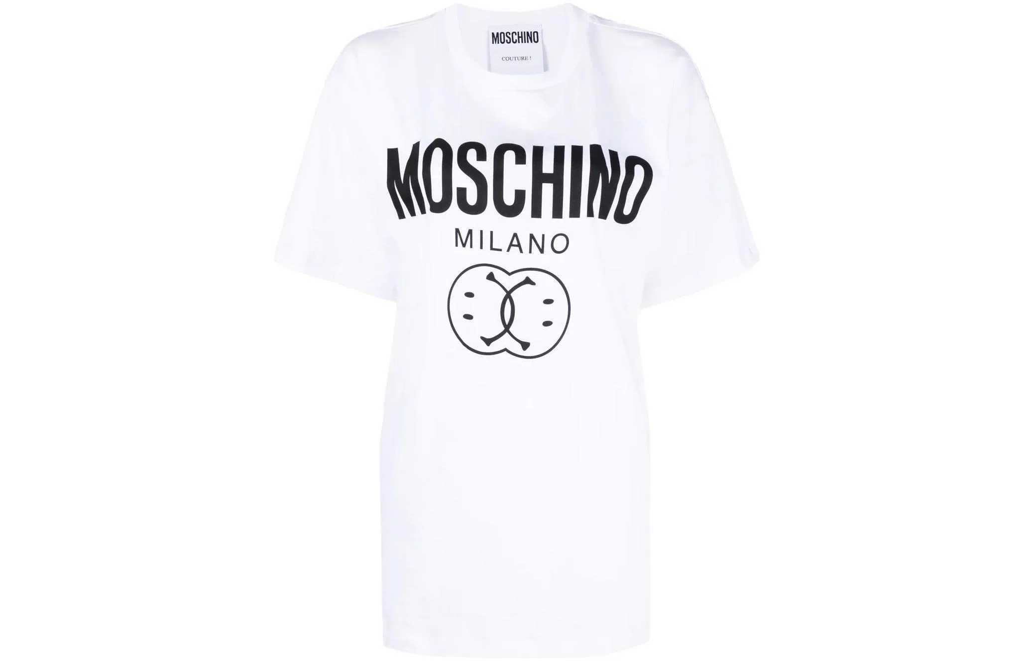 MOSCHINO SS22 Double Smiley LogoT