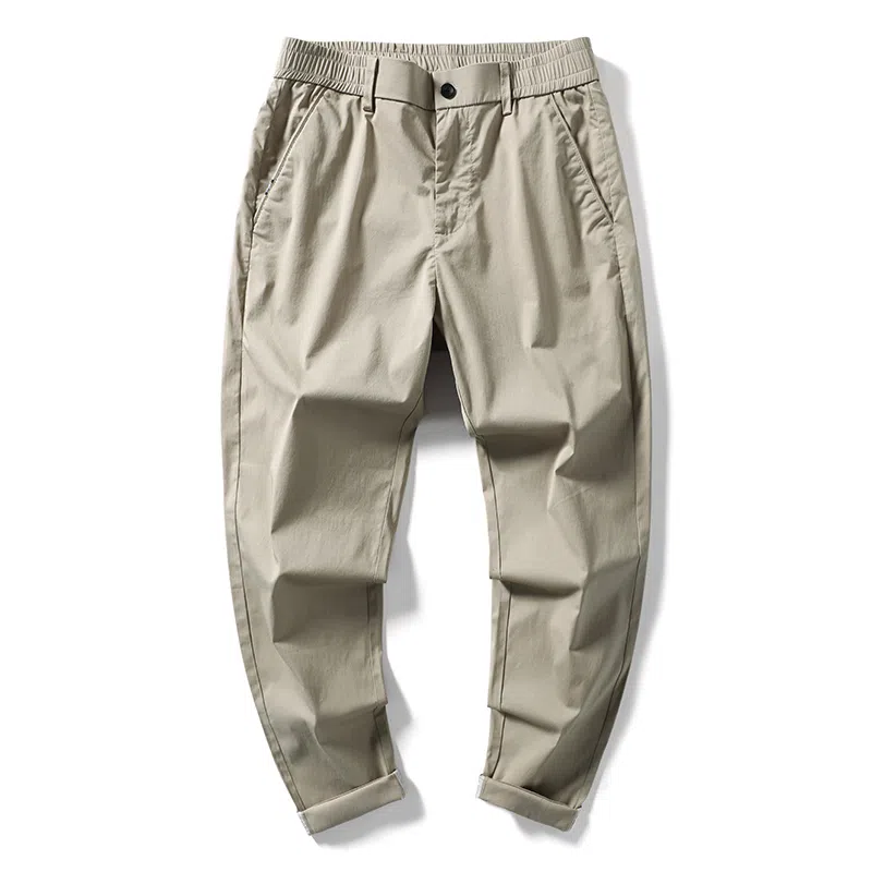 海尔斯 时尚潮牌修身直筒九分裤薄款百搭锥形休闲裤 男款