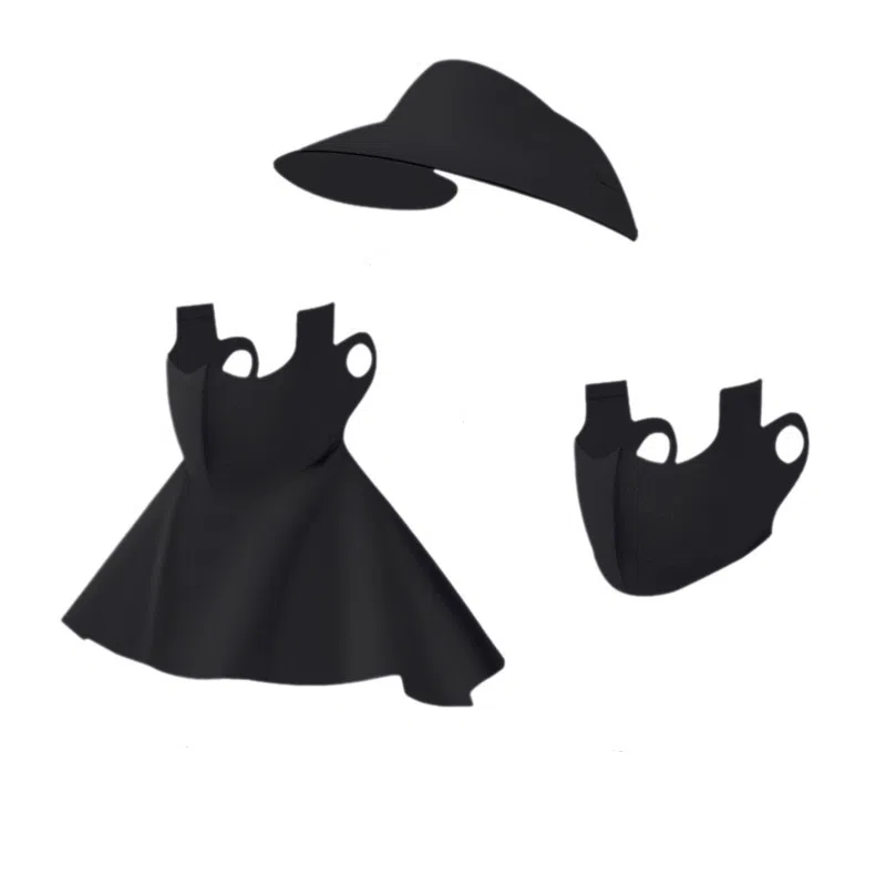 【三件套 UPF50+】 艾佳微 轻量化户外速干透气骑行运动跑步防紫外线遮全脸一体可拆卸 冰丝 防晒帽 男女同款情侣款