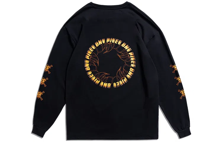 Monster Guardians x One Piece Long Sleeve T-Shirt Black