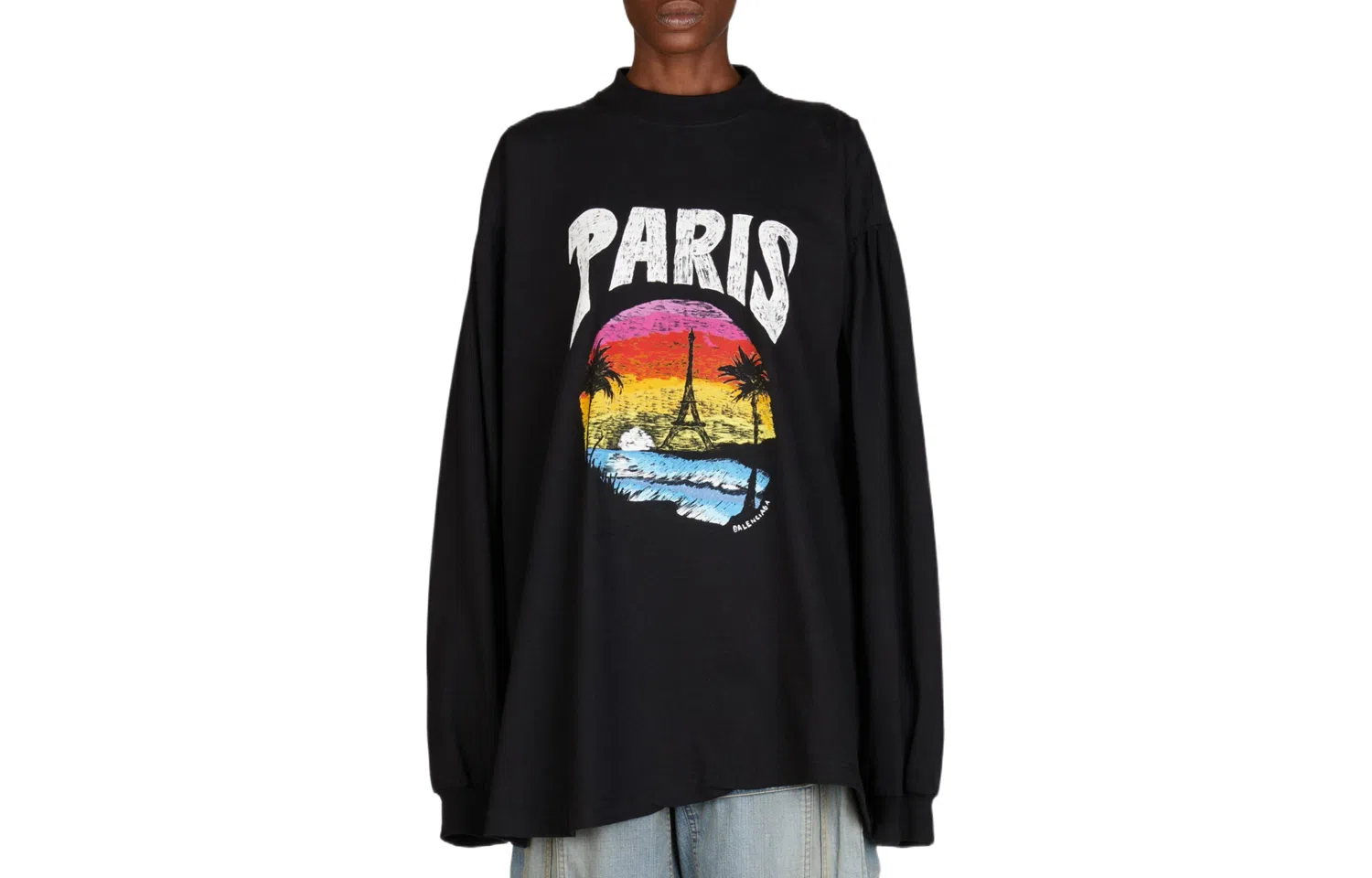 Balenciaga SS24 Scenic Logo T-Shirt