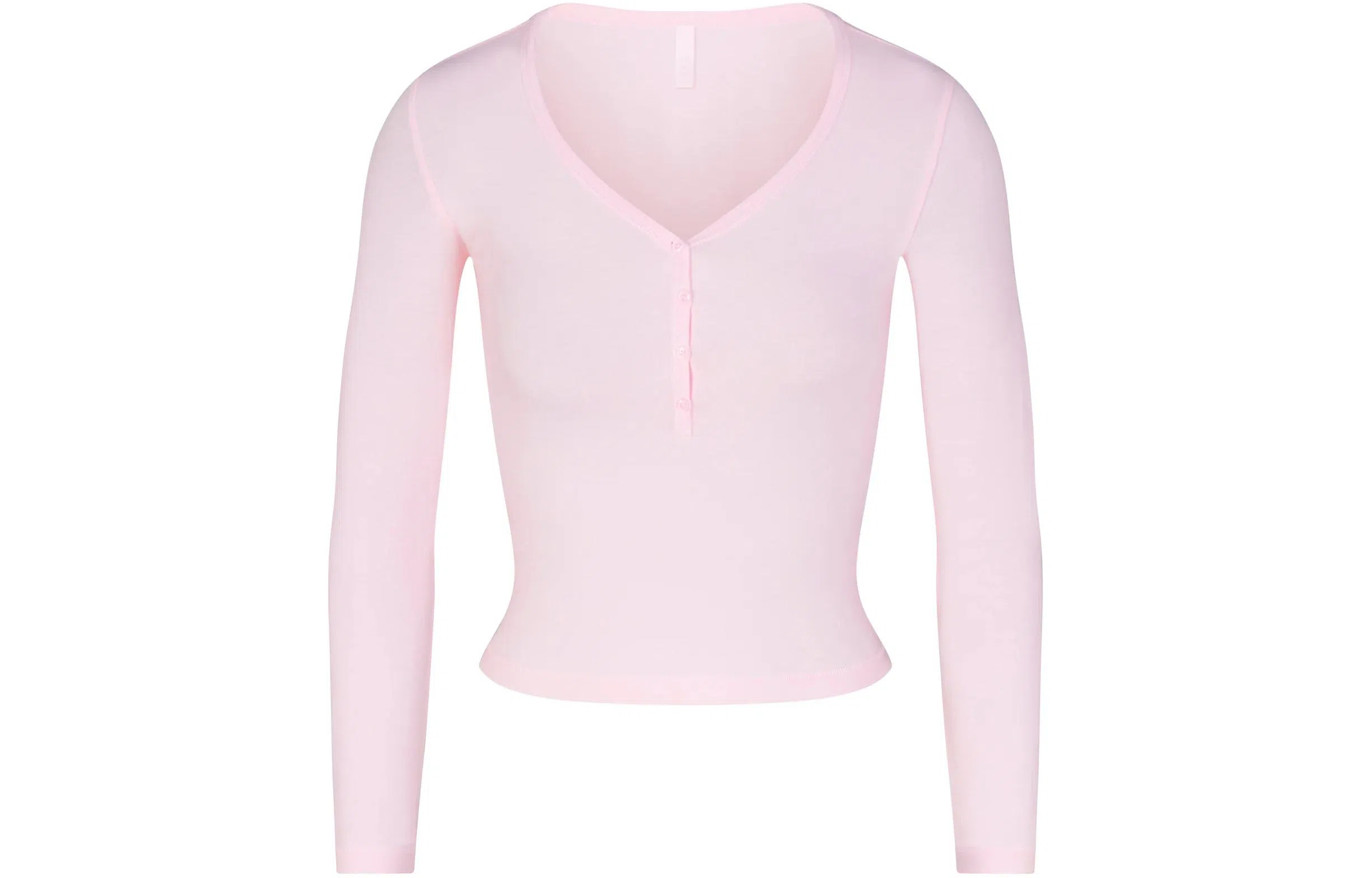 SKIMS V-Neck Long Sleeve Cherry Blossom