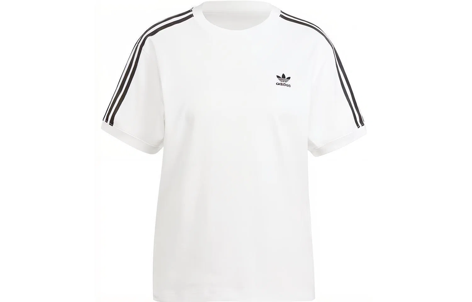 adidas 3-Stripes Tee White