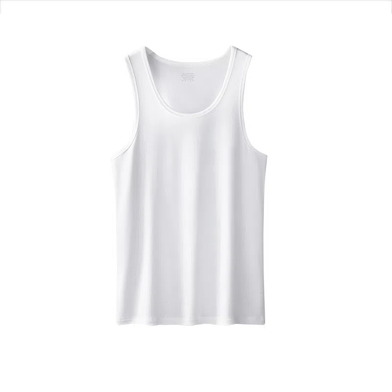 对你的私语 纯色亲肤凉感柔软透气背心 男款