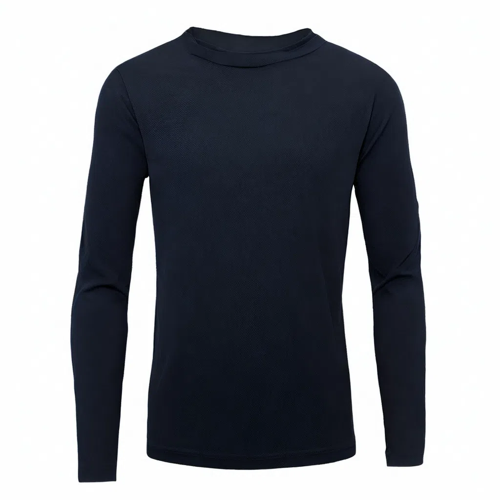 浪莎 纯色长袖运动健身衣 男款