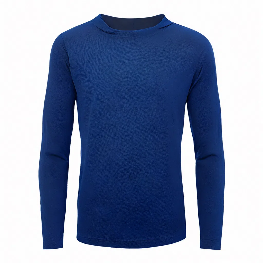 浪莎 纯色长袖运动健身衣 男款