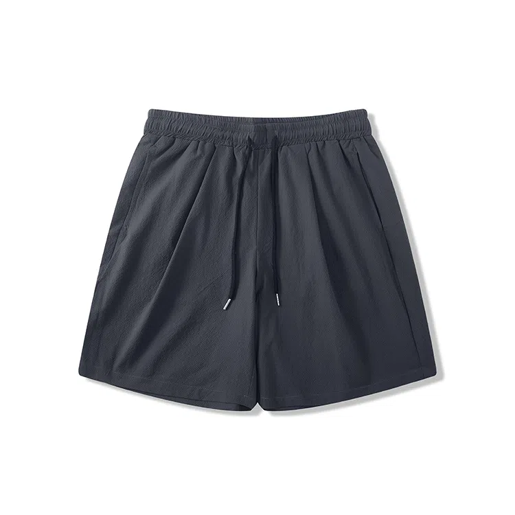 我是大卫 宽松百搭抽绳休闲短裤 男款 碳色