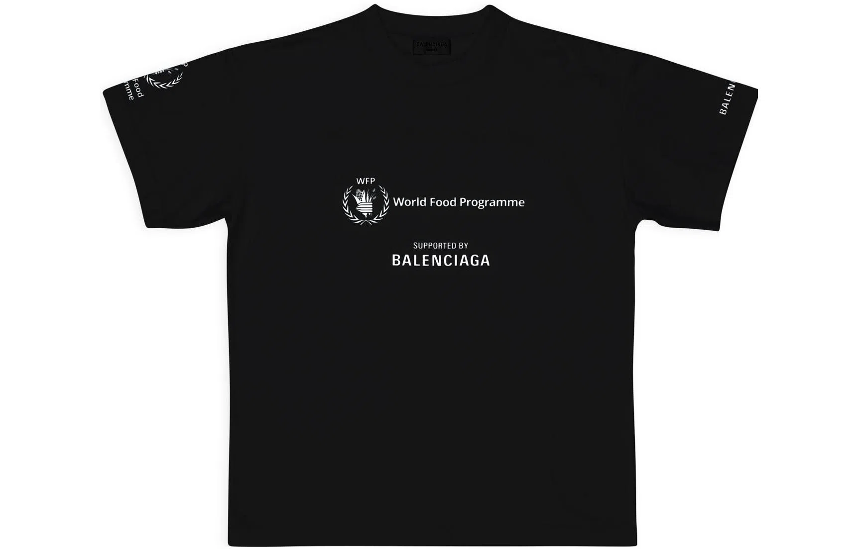 Balenciaga x WFP FW22 Black Tee