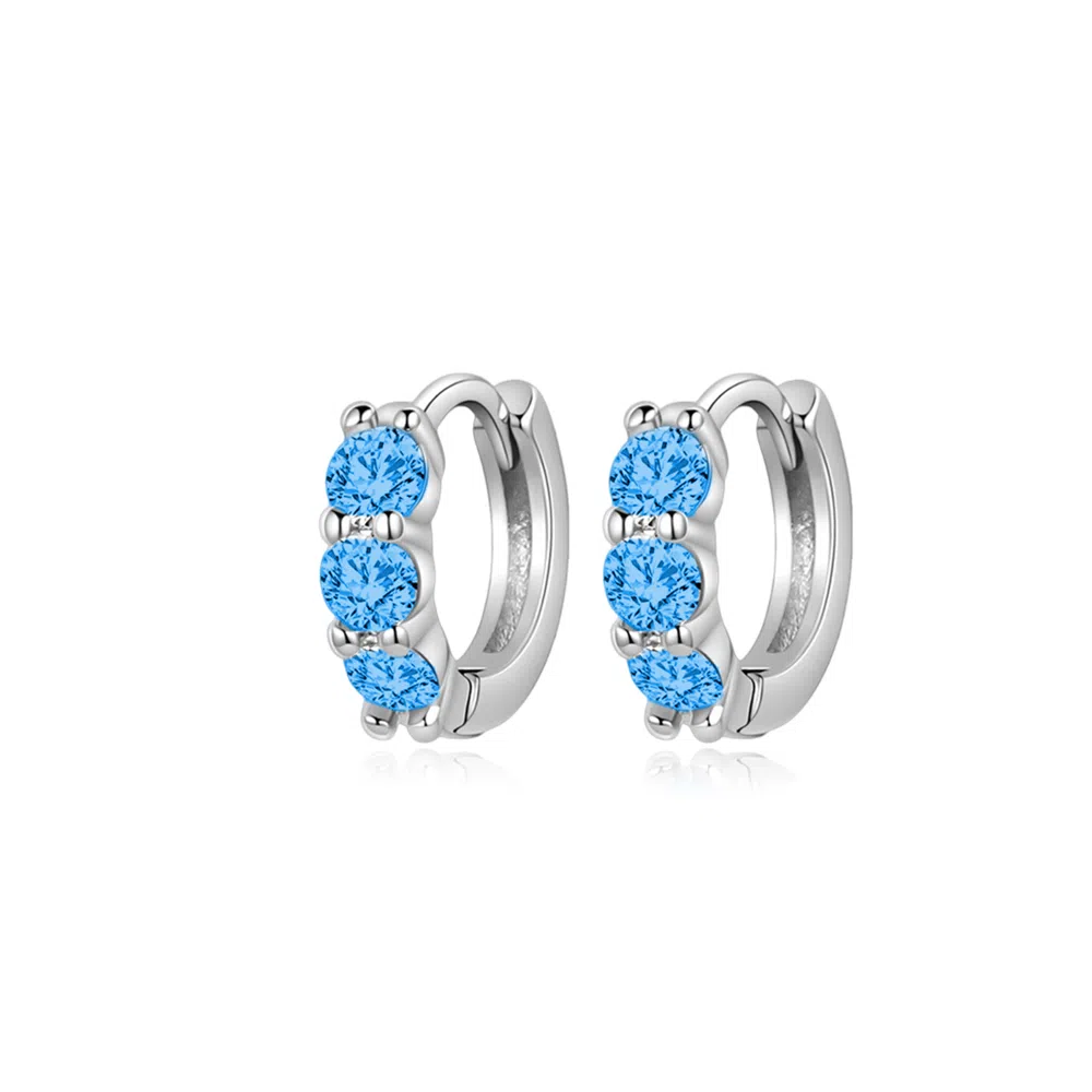 饰伴 锆韵流光 时尚简约 精致高级 雅致 小众 创意设计日常百搭 甜美清新 好运 温柔大方 合金 耳环 女款