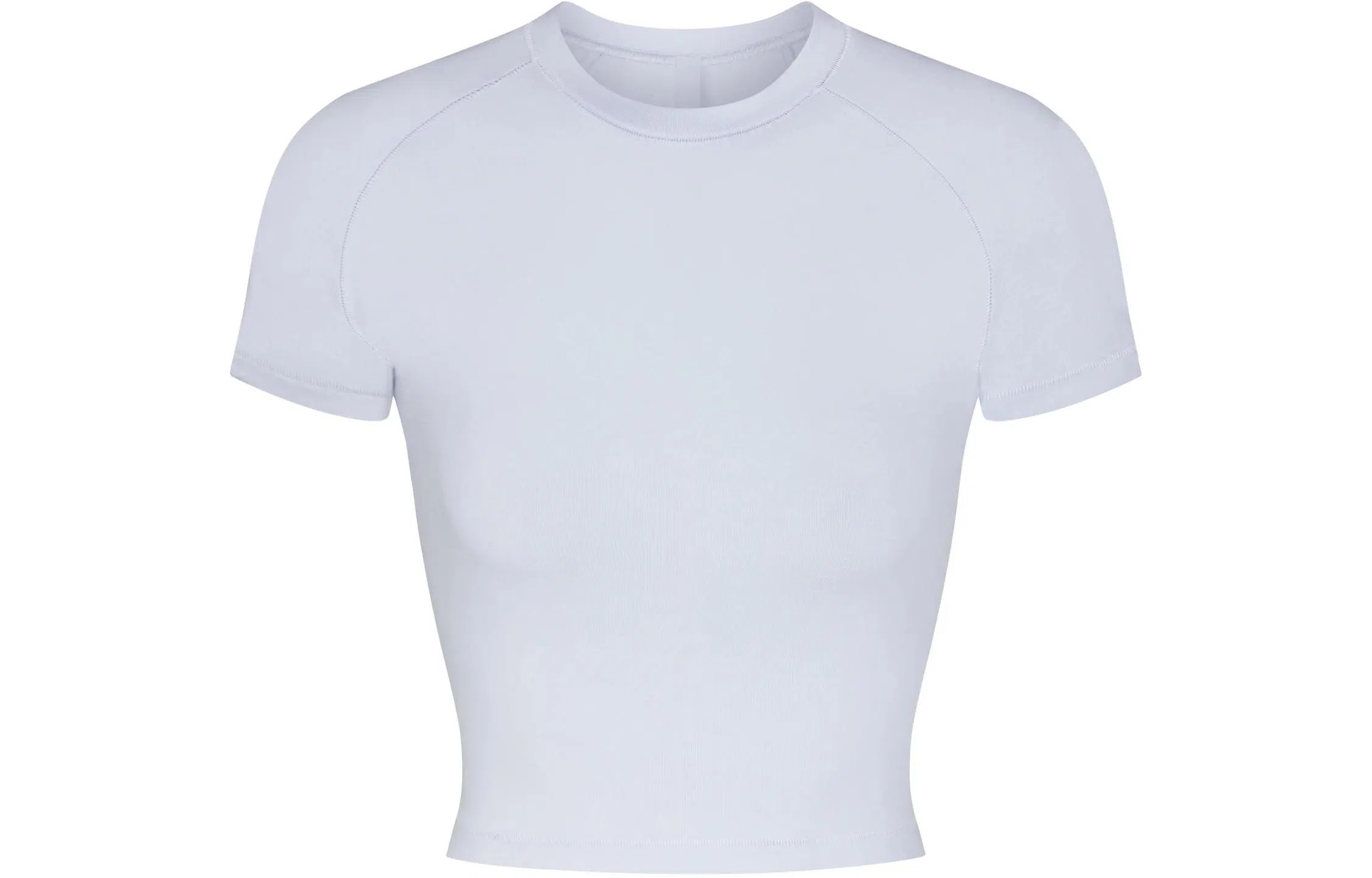 SKIMS NEW VINTAGE CROPPED RAGLAN T-SHIRT T PERIWINKLE