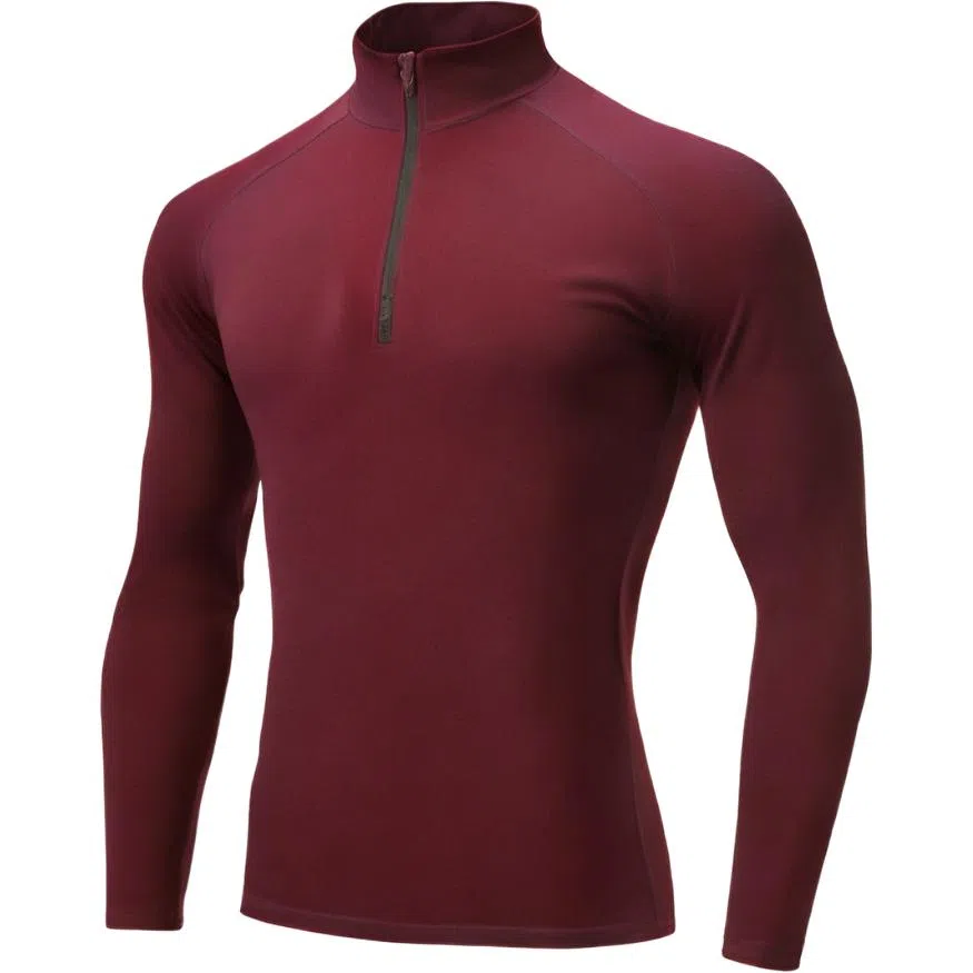 浪莎 高领运动篮球跑步健身衣 男款