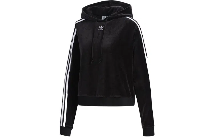 adidas Originals Cropped Hoodie Black