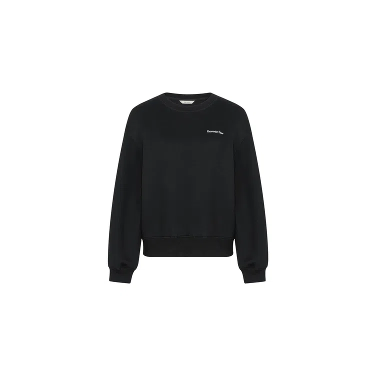 美洋 彩虹糖 薄荷曼波轻薄刺绣圆领长袖卫衣 女款