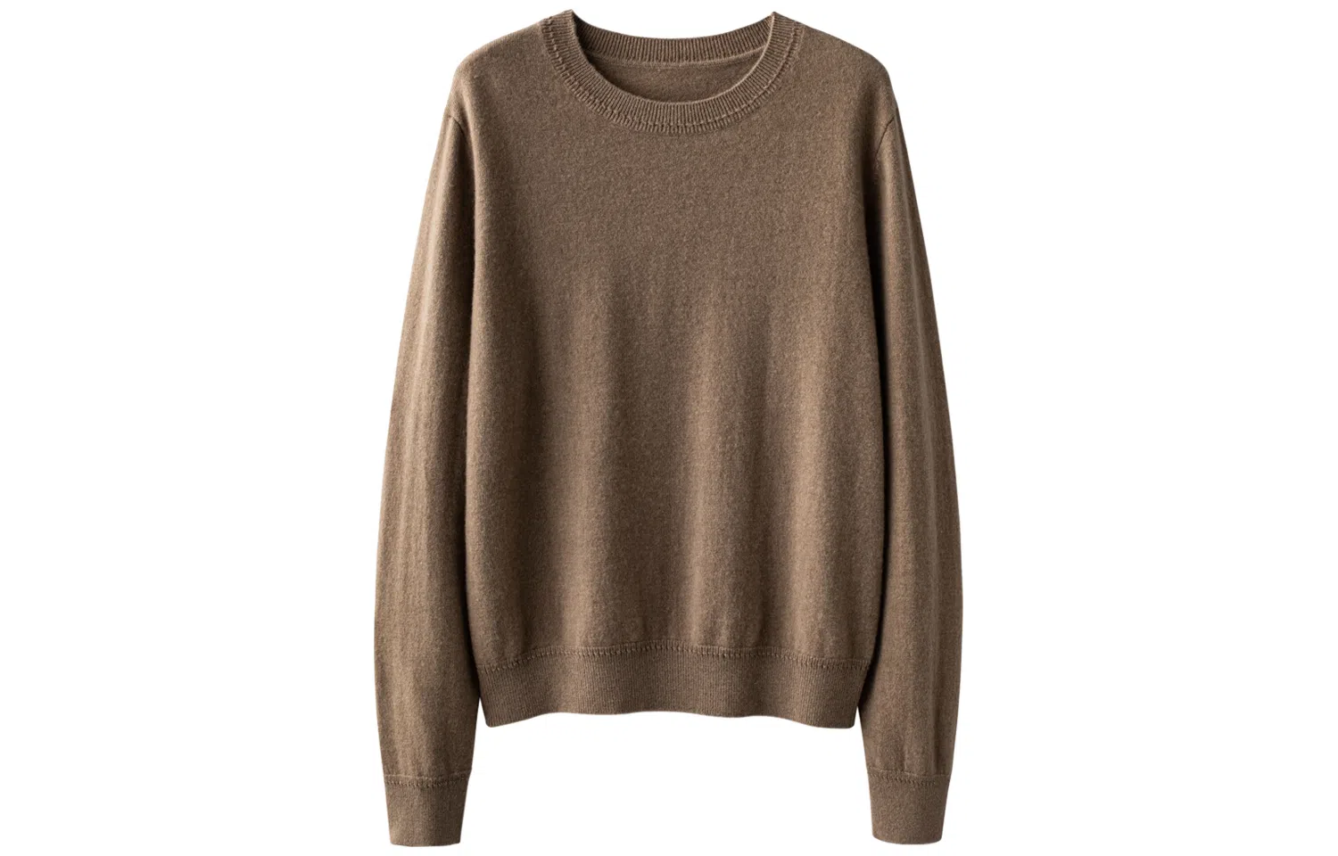 恒源祥 圆领套头纯色长袖舒适毛衣 女款