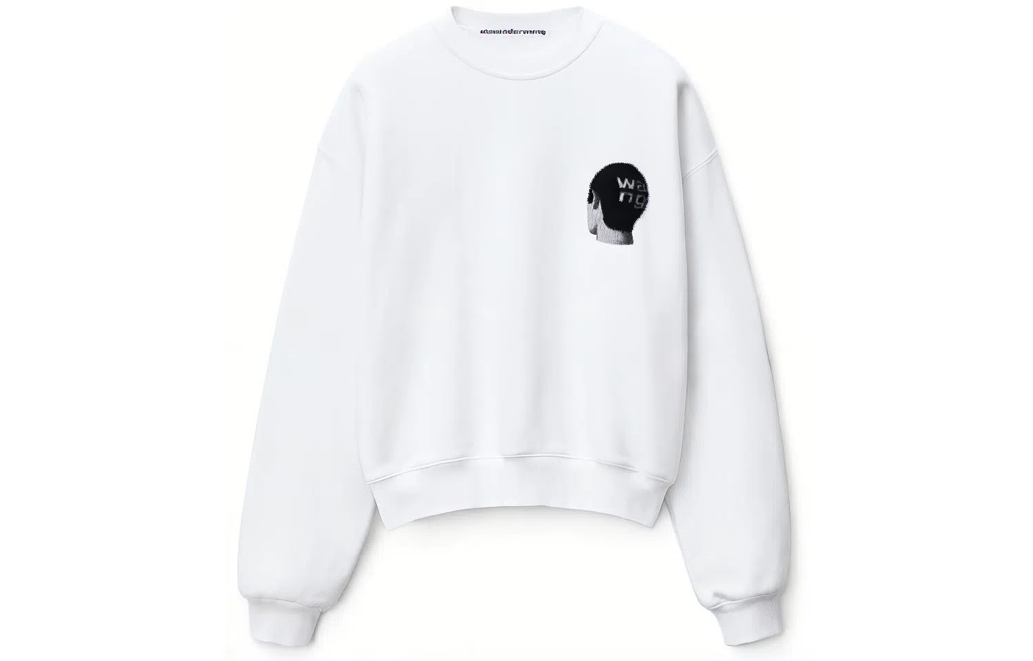 Alexander Wang SS22 White Sweatshirt