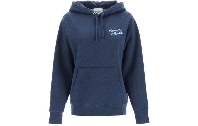 Maison Kitsune SS22 Logo Hoodie Blue