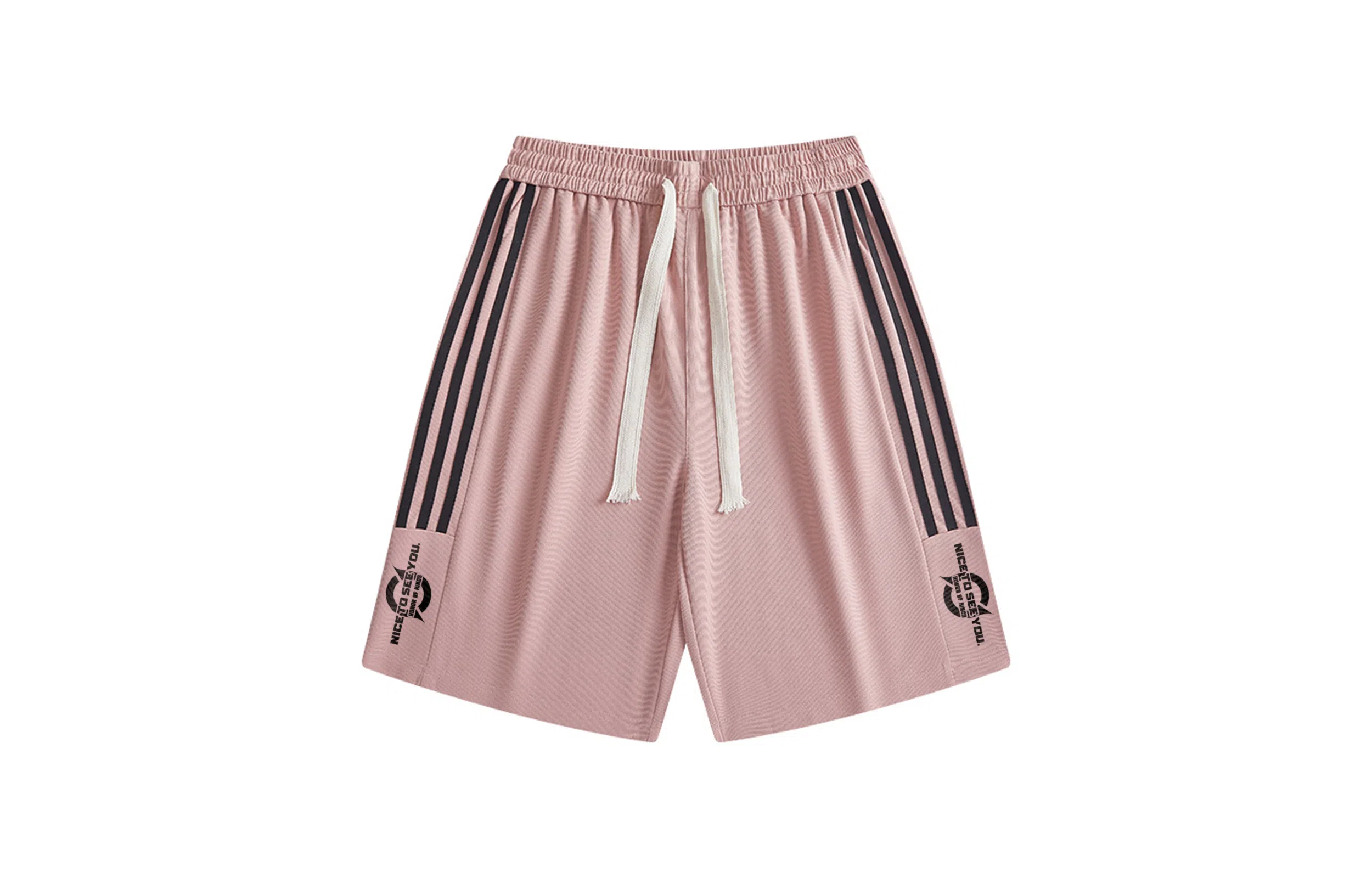 王者荣耀 标语款 美式高街插色无性别宽松舒适百搭运动日常通勤抽绳休闲短裤 男女同款