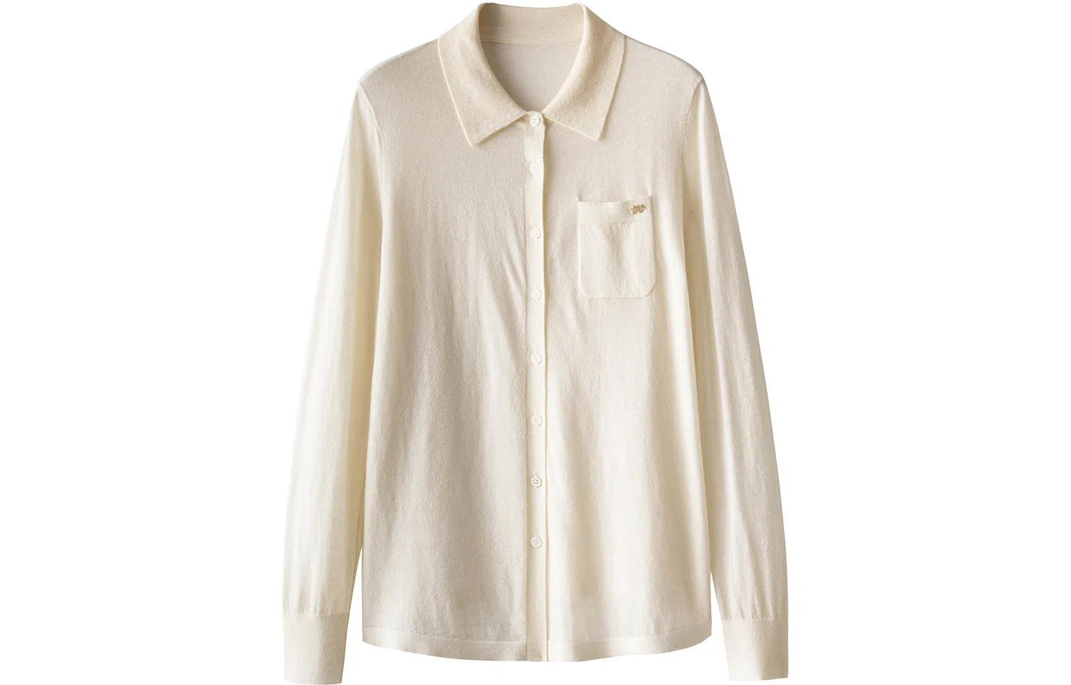 恒源祥 纯色羊毛针织休闲纽扣开衫外穿毛衣 女款