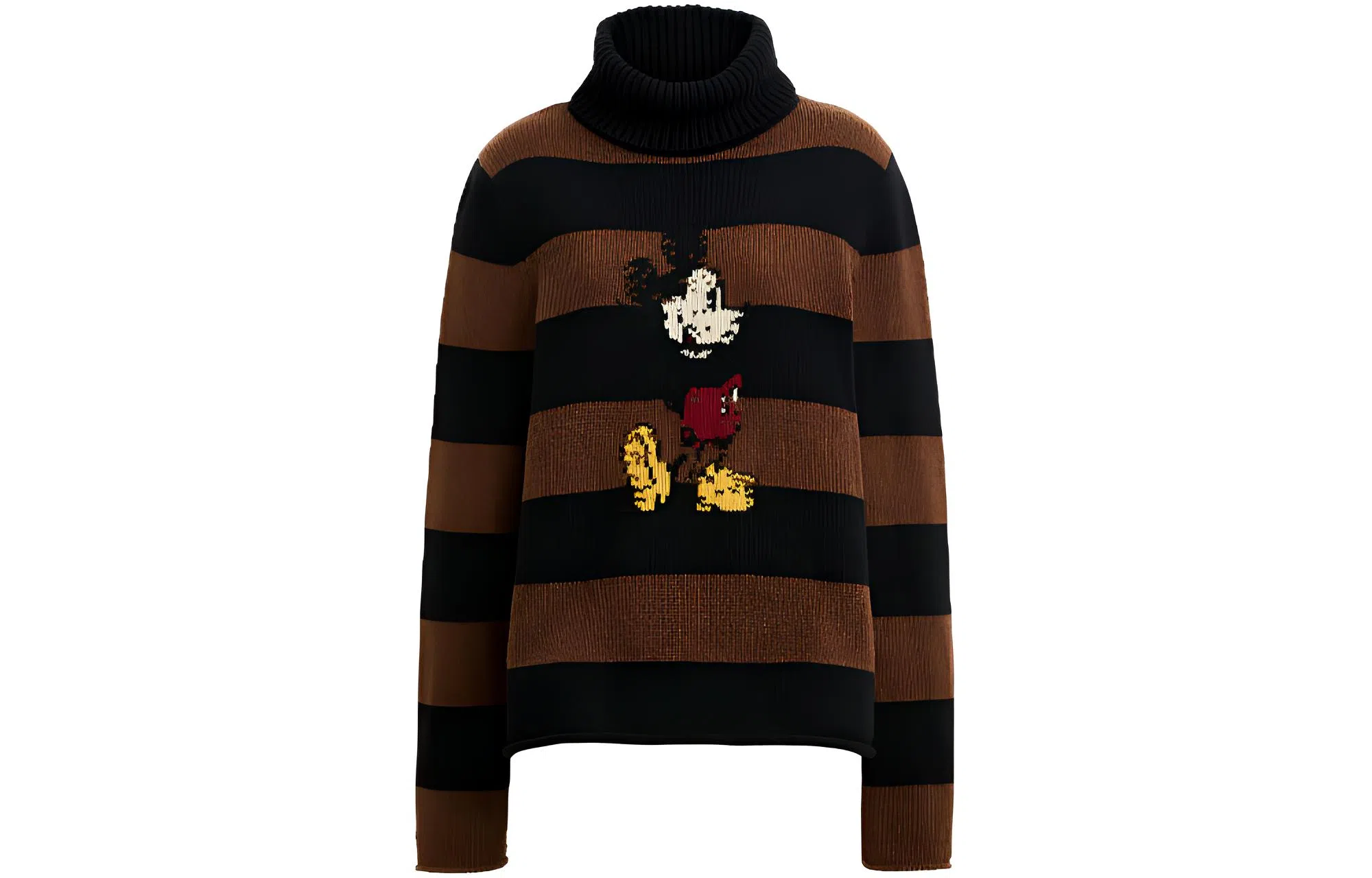 COACH Mickey Mouse Striped Turtleneck