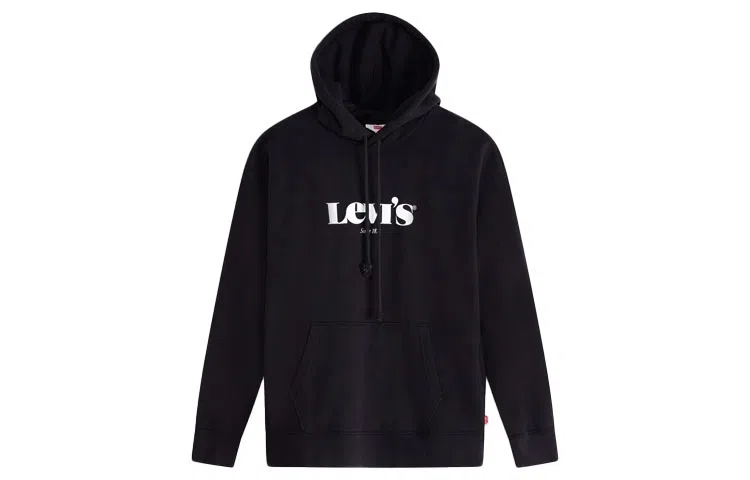 Levis Logo Hoodie Black