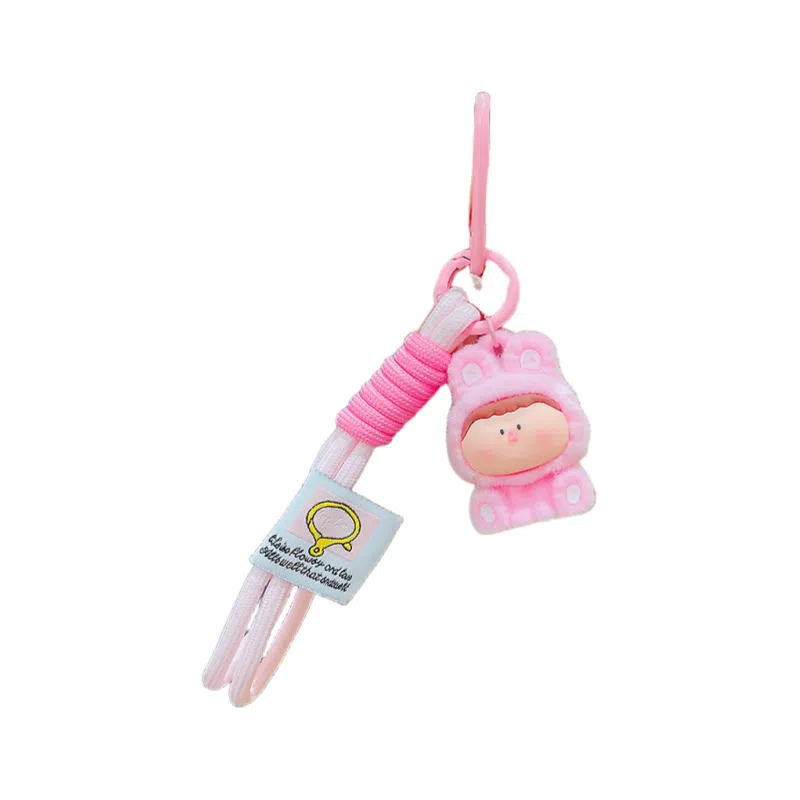 咕轹 可爱卡通植绒莉莉丝 汽车钥匙链扣 谷圈挂件