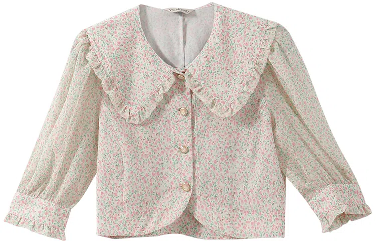 YUMOMO STAR Vintage Puff Sleeve Shirt