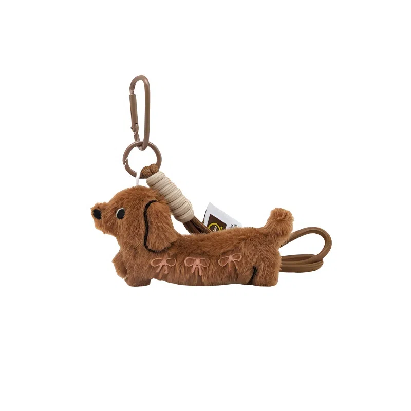 Danqin Mini Dachshund Plush Keychain