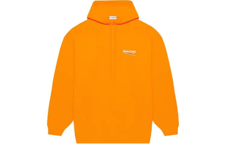 Balenciaga FW21 Logo Hoodie Orange