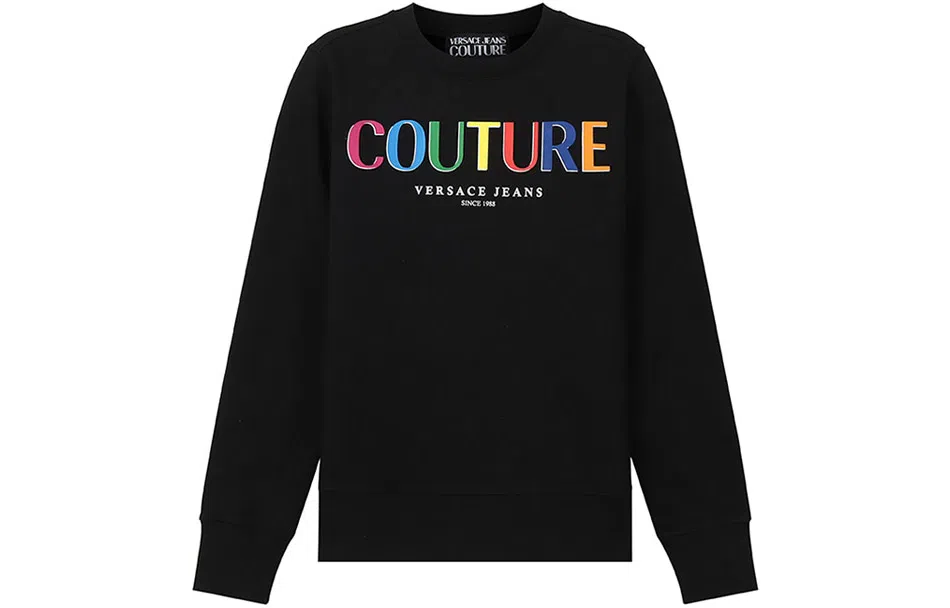 Versace Jeans Couture Crewneck Sweatshirt Black