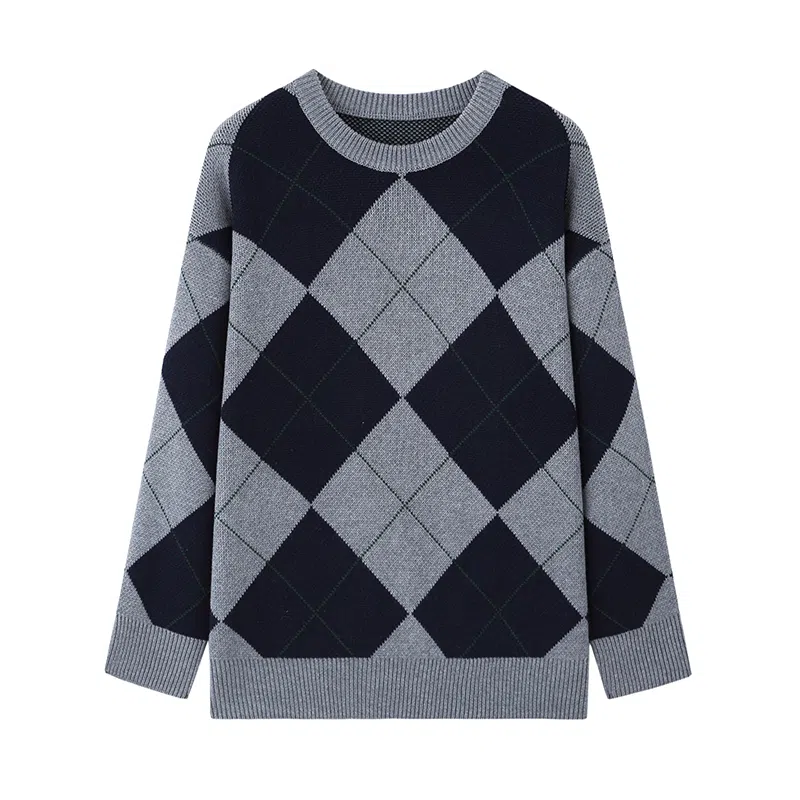 周淼 舒适细腻圆领套头毛衣 女款