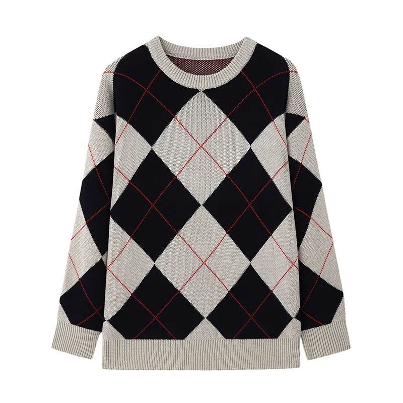 周淼 舒适细腻圆领套头毛衣 女款