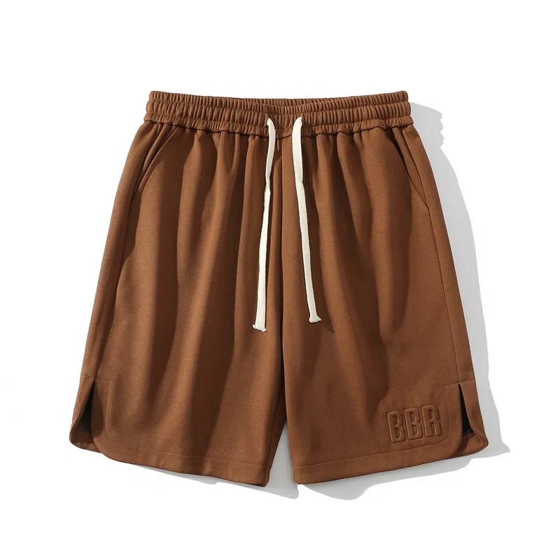 轻迎 运动宽松篮球五分钢印潮牌卫裤休闲短裤 男款