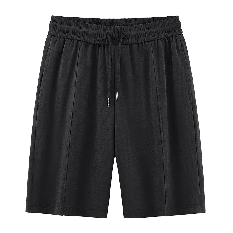 北极绒 舒适时尚潮流运动速干胖子大码宽松五分裤休闲短裤 男款