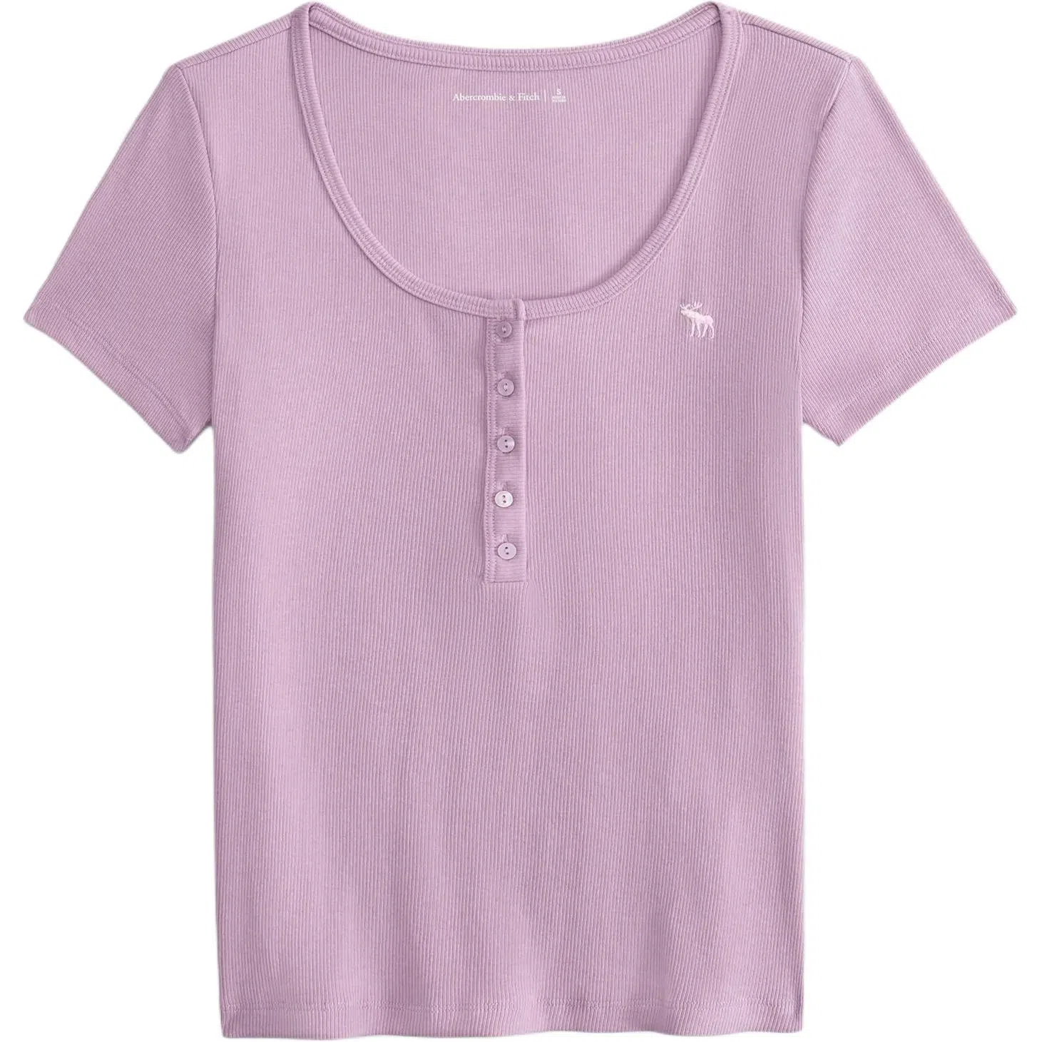 Abercrombie Fitch Henley Tee Pink