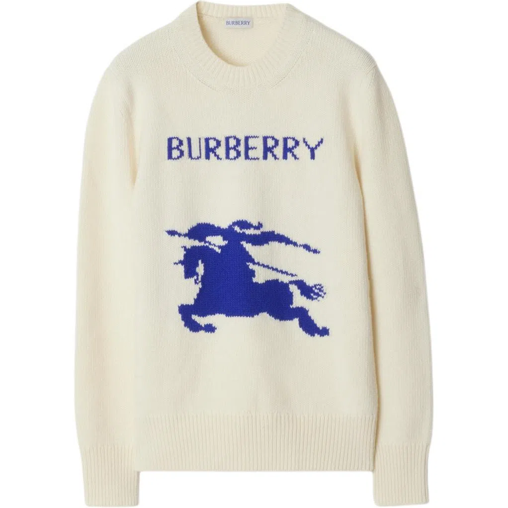 Burberry Logo Embroidered Sweater