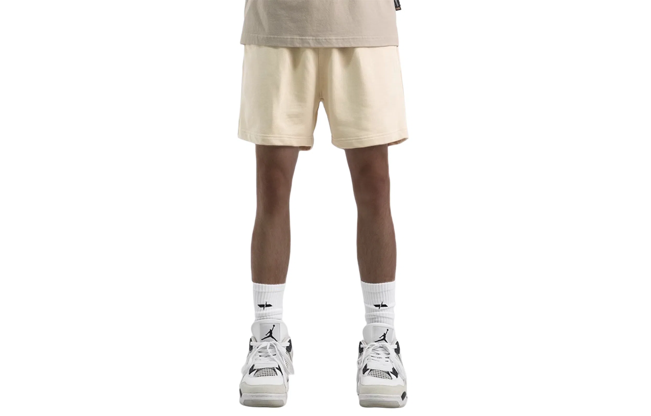 王者荣耀 美式五分裤纯色学院风运动宽松系带字母休闲短裤 男女同款