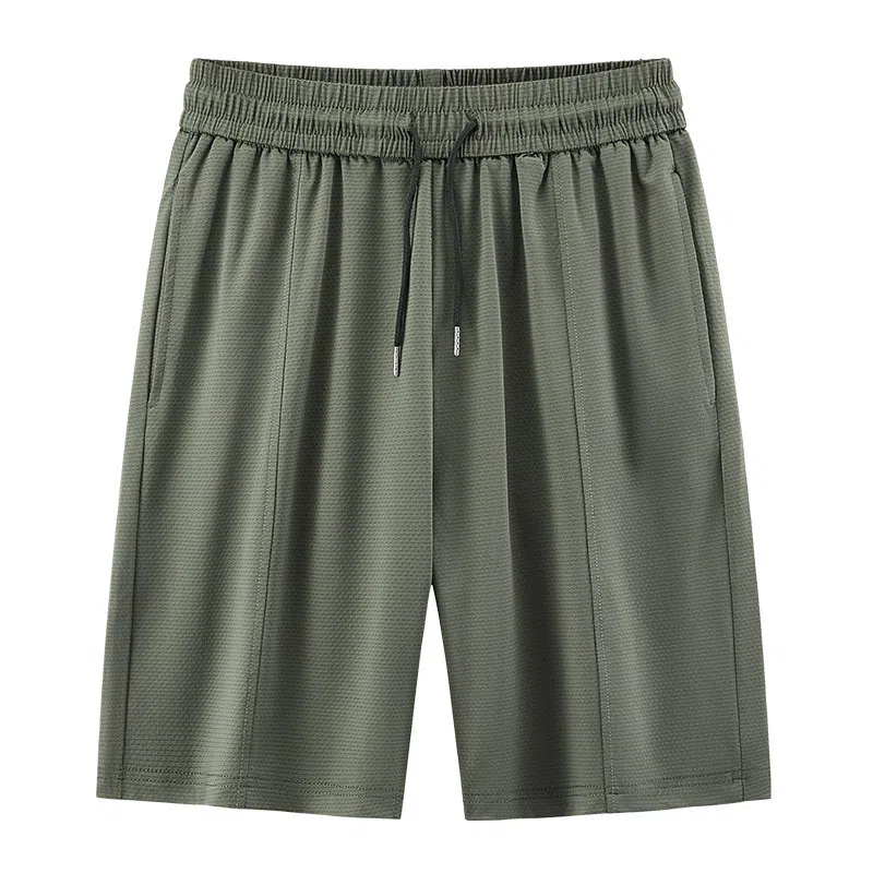 北极绒 舒适时尚潮流运动速干胖子大码宽松五分裤休闲短裤 男款