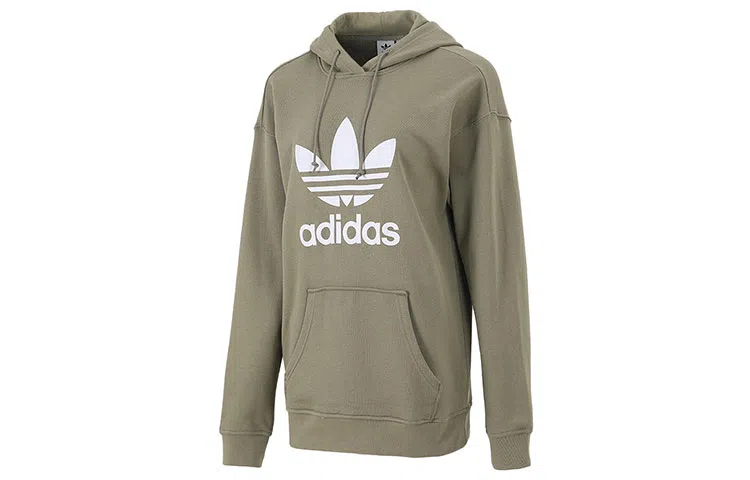 adidas Originals Trf Hoodie Large Logo Green