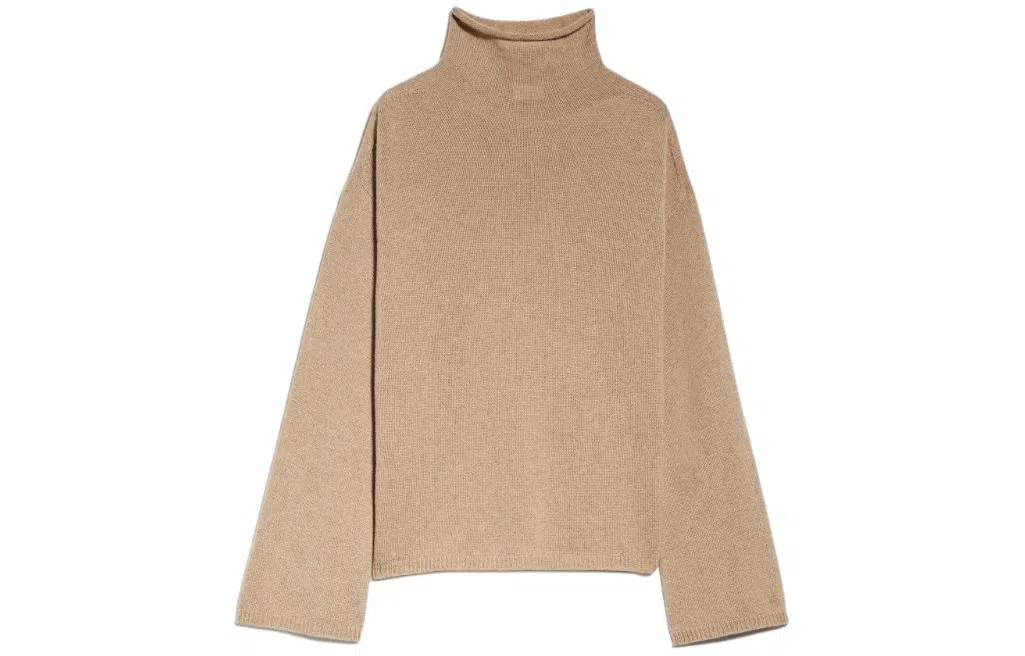 MAX MARA Baldo Cashmere Polo-Neck Sweater Honey