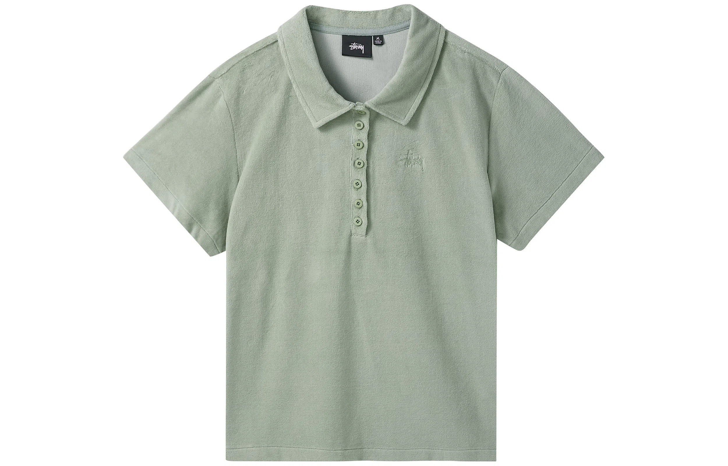 Stussy Polo Shirt Grey
