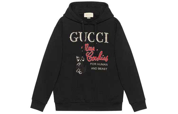 GUCCI Mad Cookies Hoodie Black