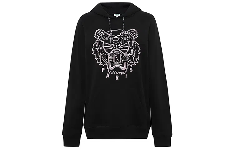 KENZO Tiger Head Hoodie Black