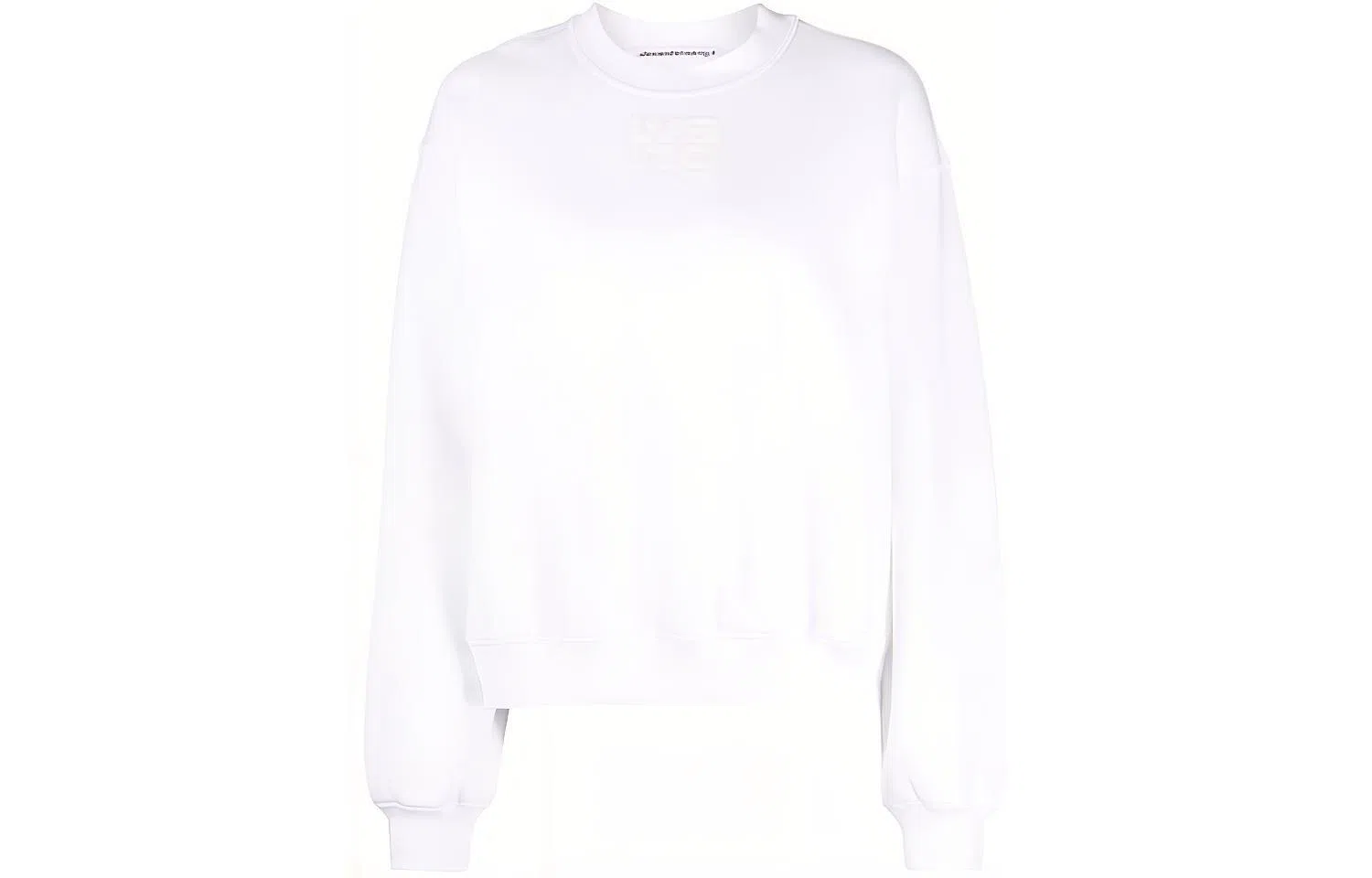 Alexander Wang FW21 Logo Crewneck White