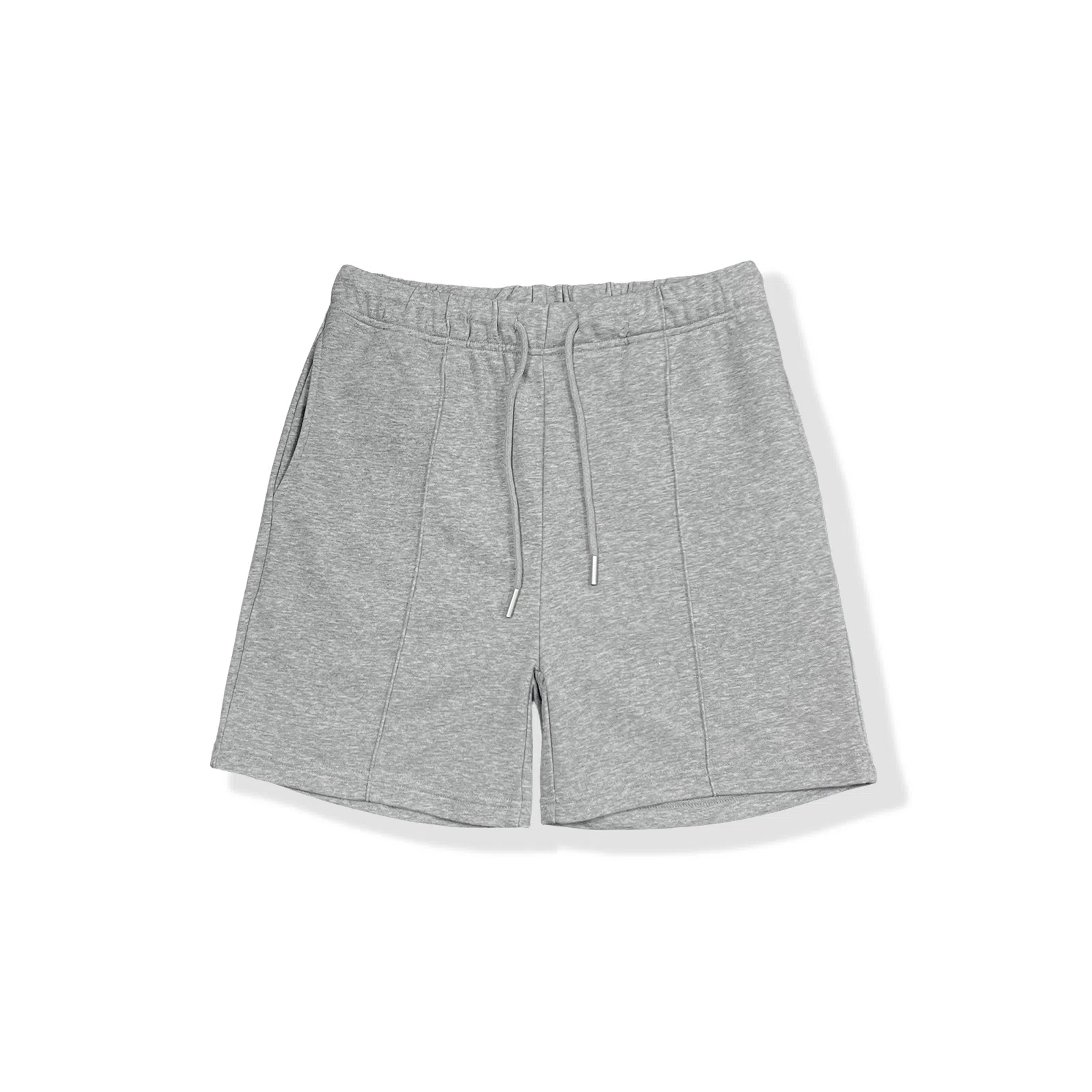 我是大卫 日系宽松韩版百搭简约直筒五分休闲短裤 男女同款 灰色