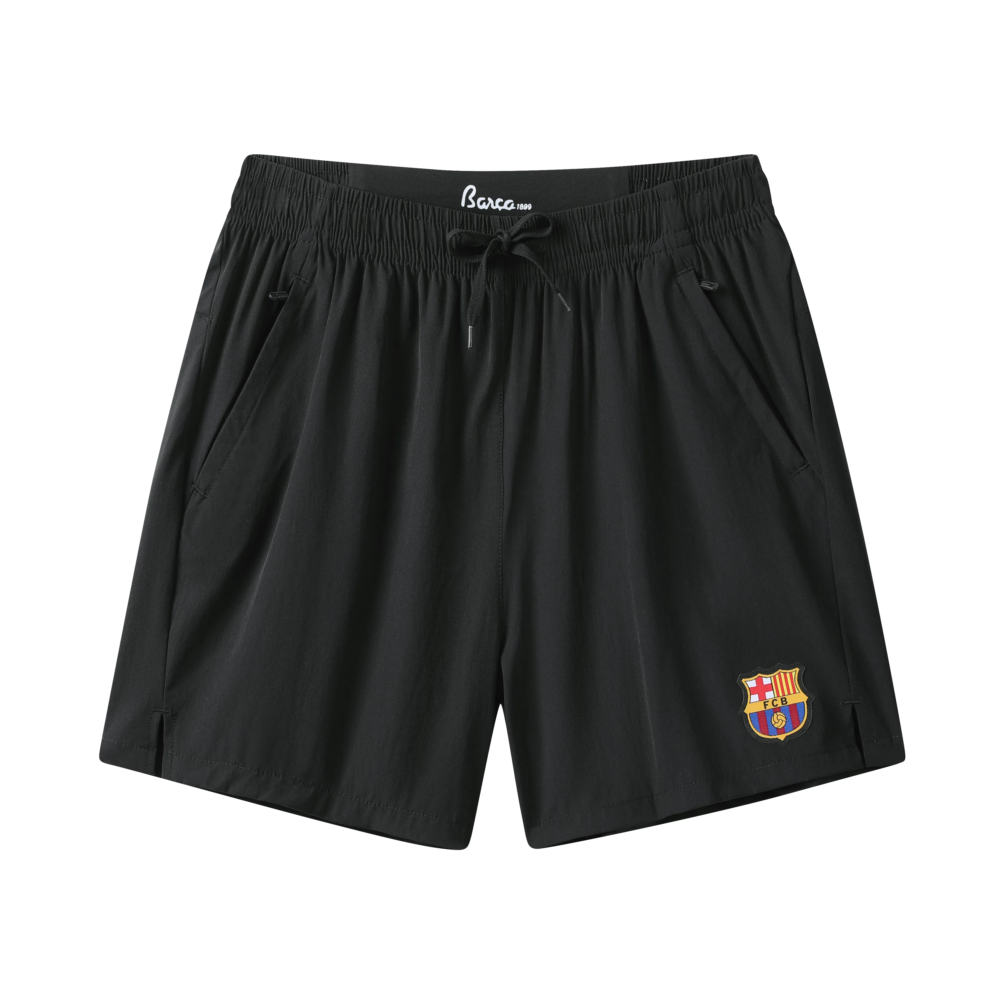 巴塞罗那足球俱乐部 吸汗透气跑步篮球健身训练宽松百搭运动五分休闲短裤 男女同款
