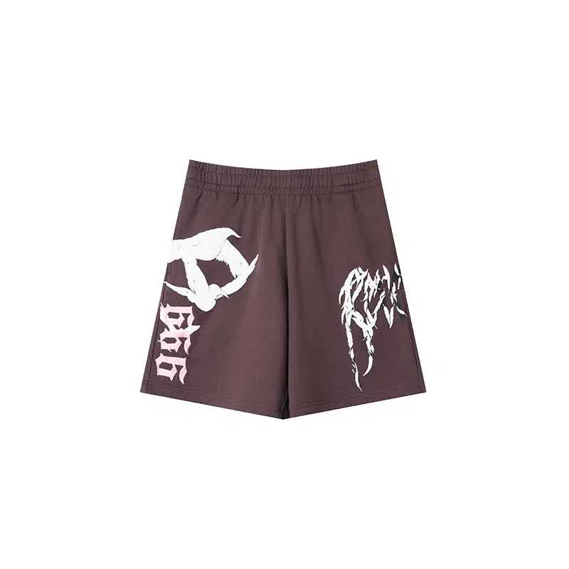 Revenge x JUICE WRLD Shorts Brown