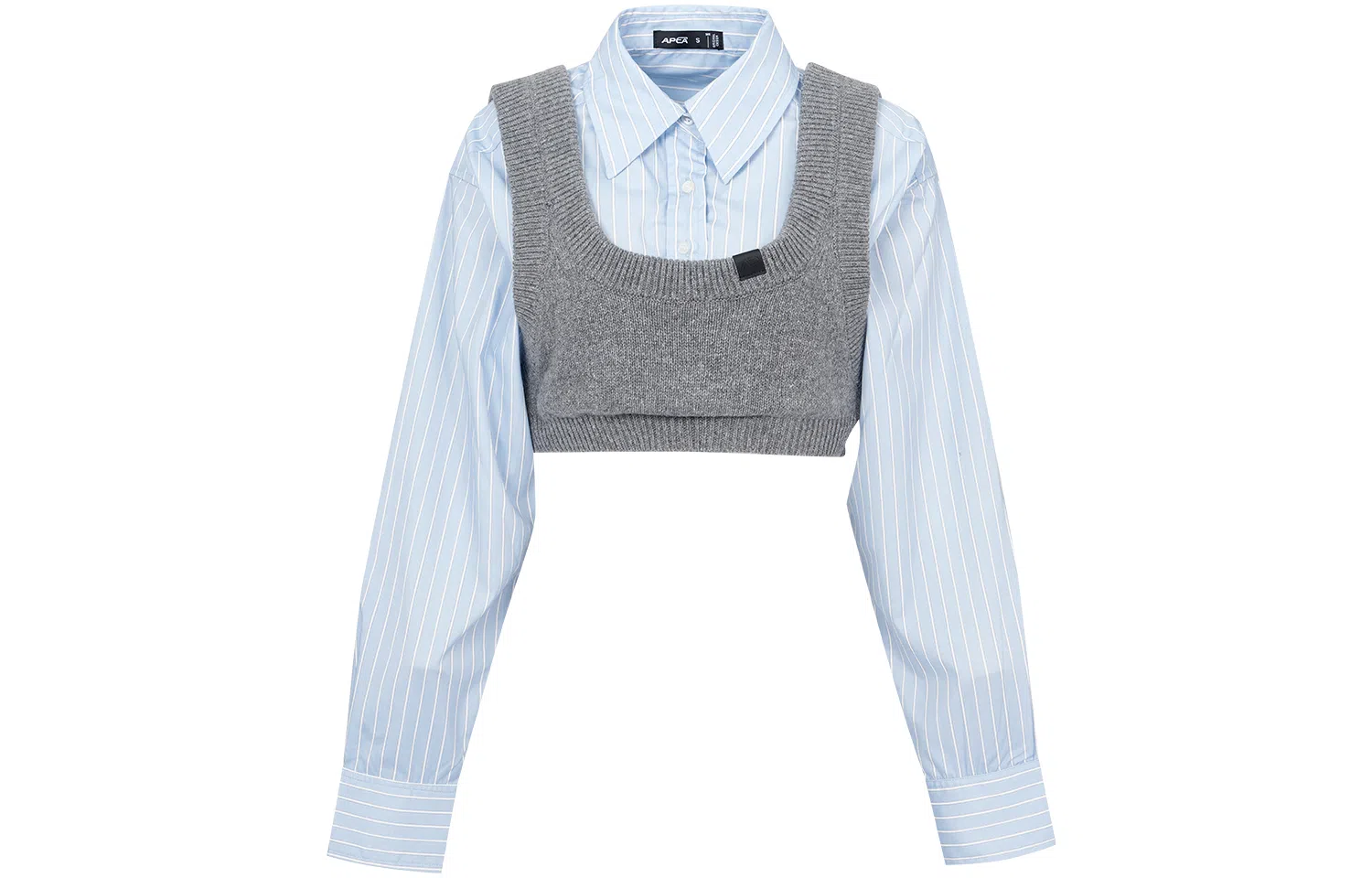 APEA Rebellious Layered Knit Shirt