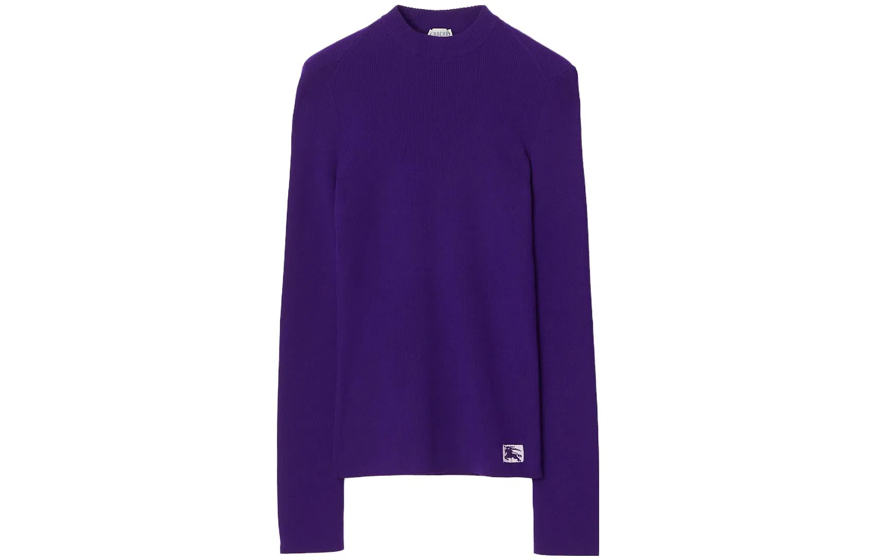 Burberry Wool Blend Sweater Purple
