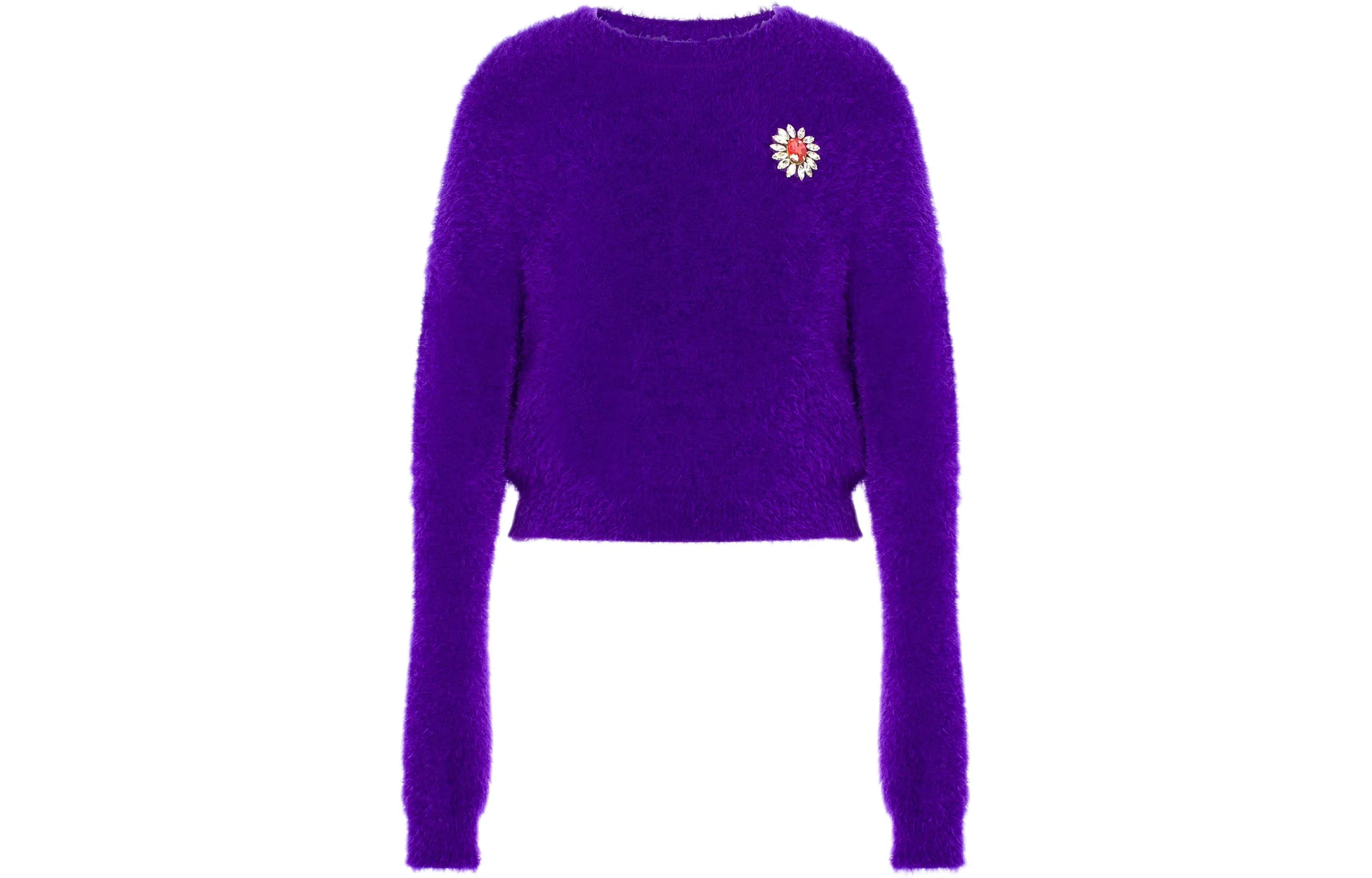 MOSCHINO Jewel Flower Soft Fabric Jumper